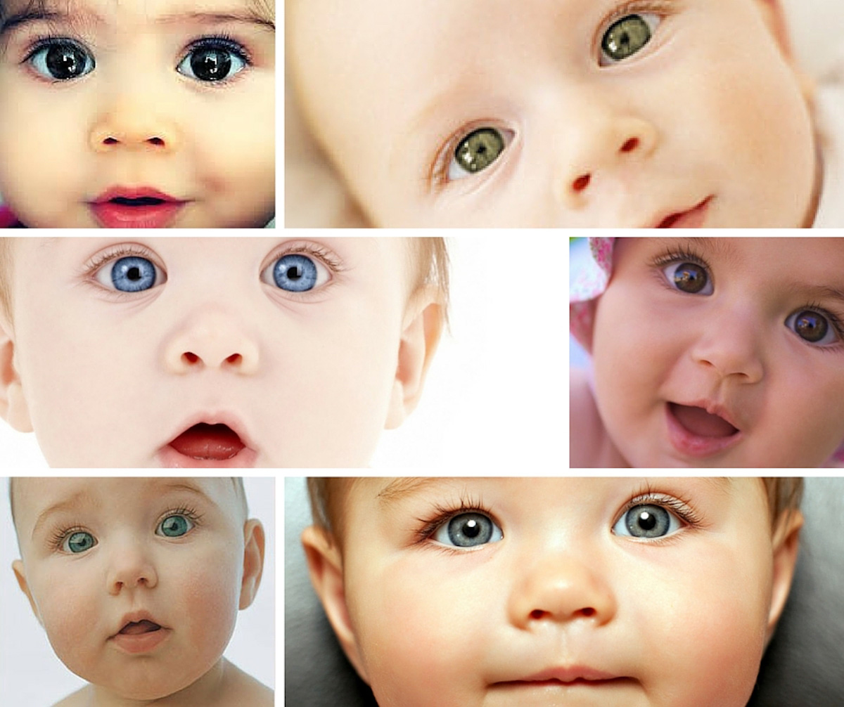 Как определить цвет глаз у ребенка