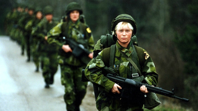 Женщины в армии Швеции